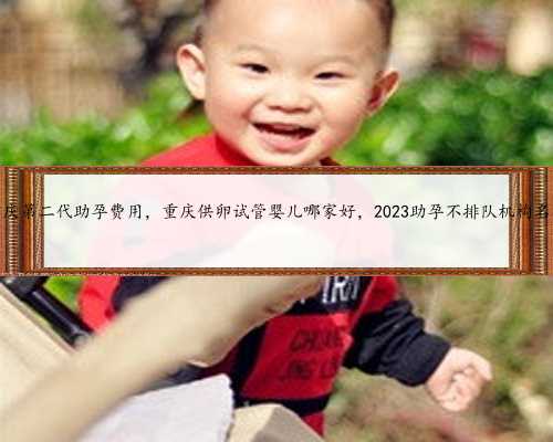 重庆第二代助孕费用，重庆供卵试管婴儿哪家好，2023助孕不排队机构名单